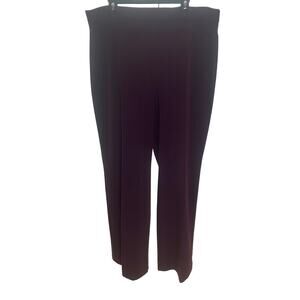 Sag Harbor Women’s Trousers Pants Size 14 Purple Straight Leg Stretch